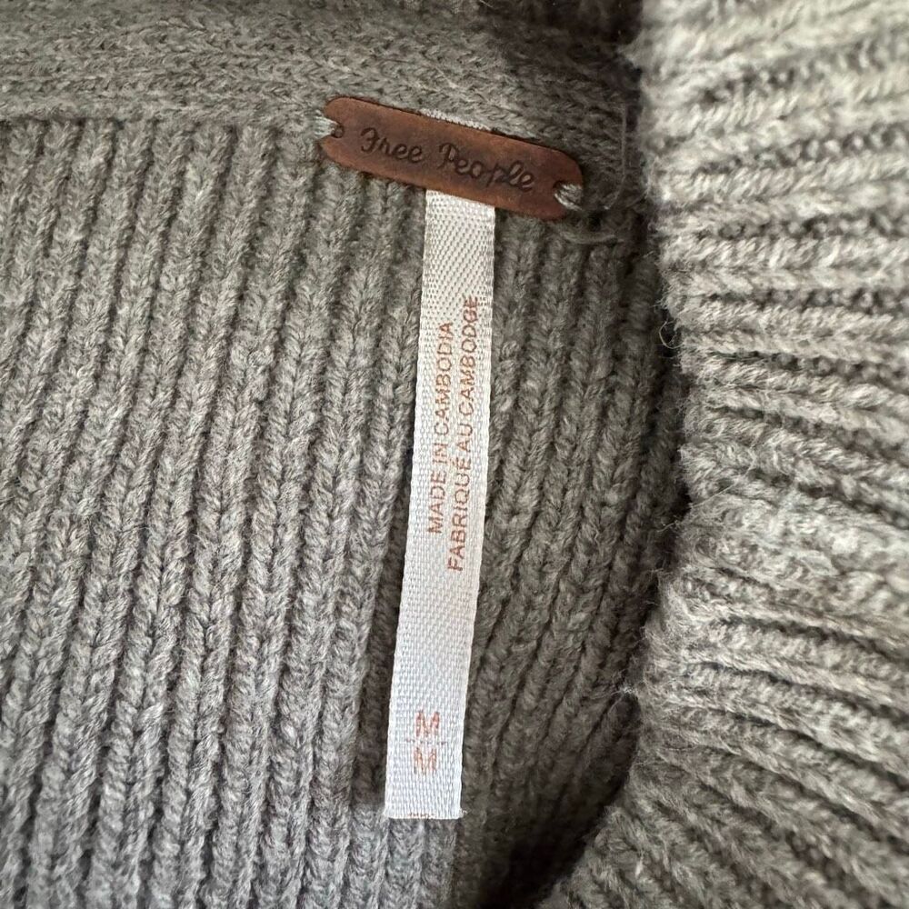 Free People Easy Street Tunic Sweater M - Picture 5 of 6